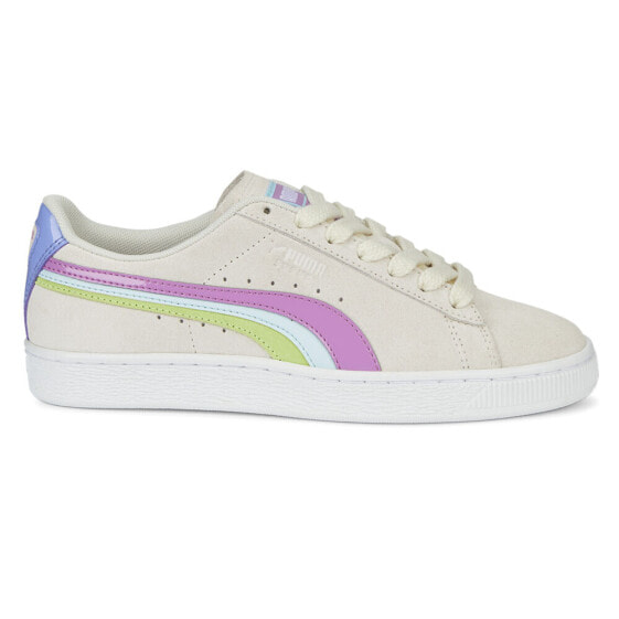 Puma Suede Classic Triplex Lace Up Womens White Sneakers Casual Shoes 38745801