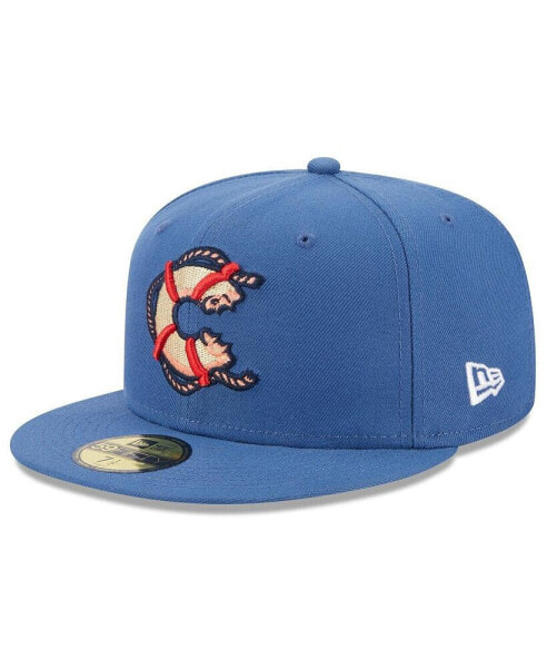 Men's Gray Clearwater Threshers Authentic Collection Alternate Logo 59Fifty Fitted Hat