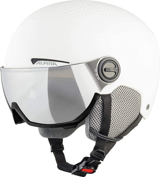 ALPINA Arber Visor Q-Lite – High Quality & Lightweight Ski Helmet with Contrast Enhancing Visor for Adults