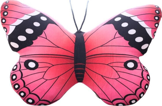 LeanToys Maskotka Pluszowy Motyl Różowy Poduszka 50 x 40 cm