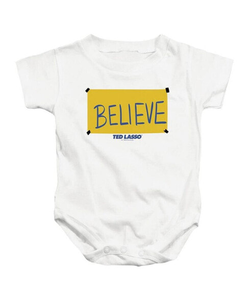 Baby Girls Baby Believe Sign Snapsuit