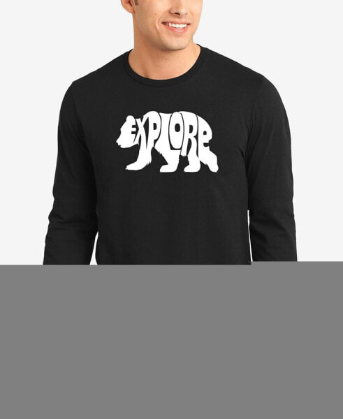 Explore - Men's Word Art Long Sleeve T-Shirt
