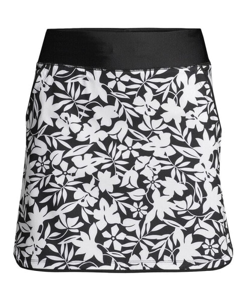 Plus Size Quick Dry Board Skort Swim Skirt