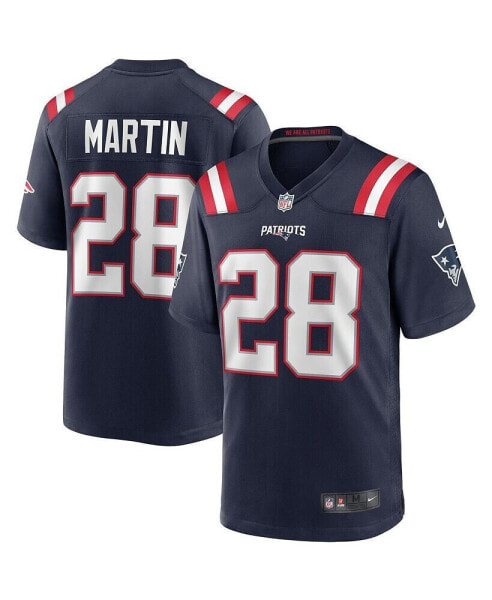 Мужская майка Nike Curtis Martin New England Patriots Navy, игровая, с отзывом игрока