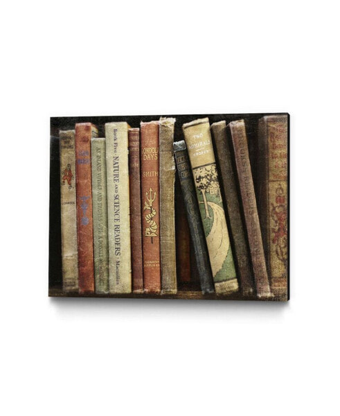 40" x 30" Vintage Like Book Collection III Museum Mounted Canvas Print