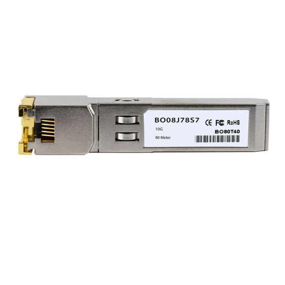 BlueOptics SFP-10G-RJ45-80M-EE-BO - Copper - 10000 Mbit/s - SFP+ - 80 m - 10GBASE-T - 0 - 70 °C