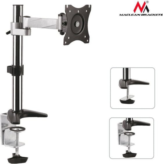 Maclean Uchwyt biurkowy na 2 monitory 13" - 27" (MC-714)