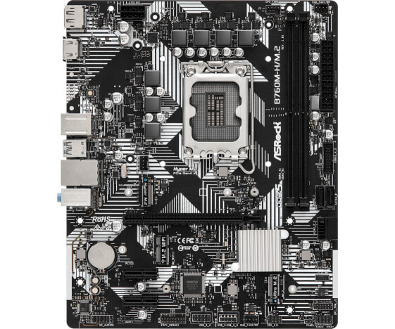 ASRock B760M-H/M.2 - mATX DDR5 S1700