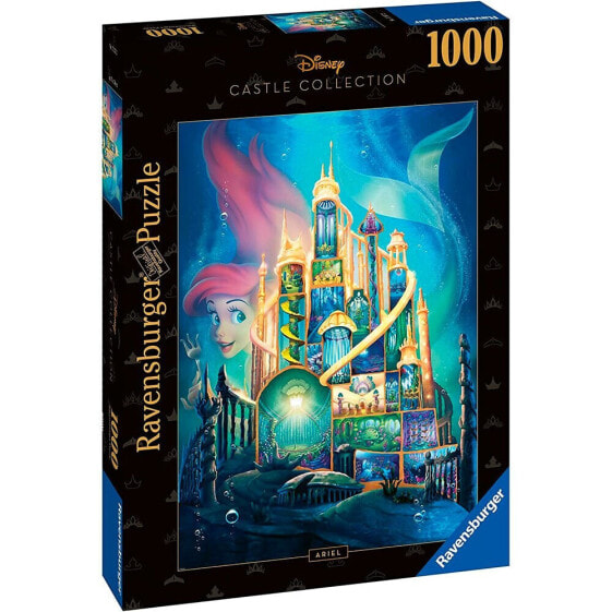 RAVENSBURGER Puzzle Disney Castles Ariel 1000 Pieces