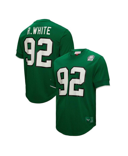 Men's Reggie White Kelly Green Philadelphia Eagles Retired Player Name Number Mesh Top