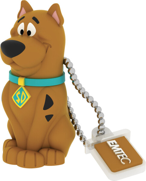 Флеш-накопитель EMTEC HB Scooby Doo объемом 16 ГБ USB Type-A 2.0 с крышкой, разноцветный