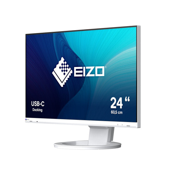 EIZO FlexScan EV2480-WT - 60.5 cm (23.8") - 1920 x 1080 pixels - Full HD - LED - 5 ms - White