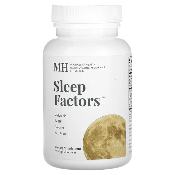 Michael's Naturopathic, Sleep Factors, 60 веганских капсул