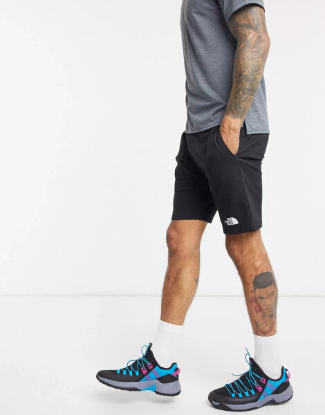 The North Face Standard lightweight fleece shorts in black