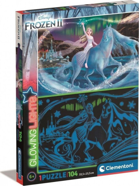 Clementoni PUZZLE 104EL CLM 27548 FROZEN II SWIEC W CIEMPUD