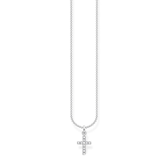 Thomas Sabo Damen Halskette Kette Kreuz Pave SCKE150308