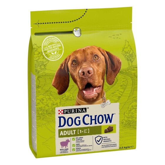 Сухой корм для собак Purina Dog Chow для взрослых с ароматом ягненка 2,5 кг