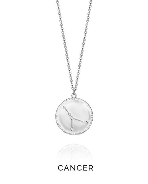 Silver necklace sign Cancer Horoscopo 61014C000-38CA