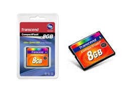 Transcend CompactFlash 133x 8GB - 8 GB - CompactFlash - MLC - 50 MB/s - 20 MB/s - Black