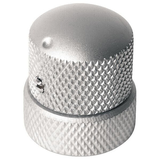 Warwick Stacked Dome Knob Satin Chrome