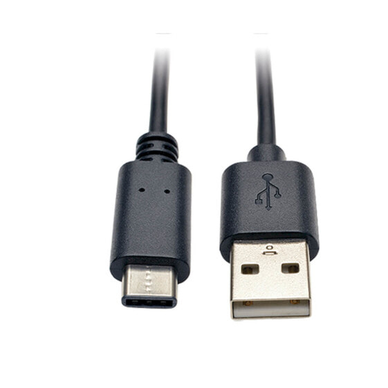 Eaton Tripp Lite U038-003 USB-A to USB-C Cable - USB 2.0 - (M/M) - 3 ft. (0.91 m) - 0.91 m - USB A - USB C - USB 2.0 - Male/Male - Black