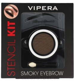 Augenbrauenset - Vipera Stencil Kit Smoky Eyebrow 02 - Limbo