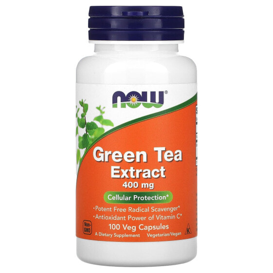Экстракт зеленого чая 400 мг 100 капсул NOW