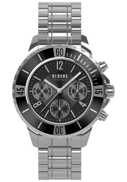 Versus Versace Herrenuhr Chronograph Tokyo Chrono silber VSPGN2921