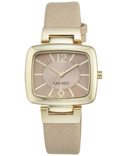 Women's Natural Leather Strap Watch 36mm NW/1856NTNT