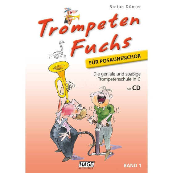 Hage Musikverlag Trompeten Fuchs 1 in C für Posaunenchor