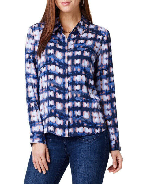 Nic+Zoe Shibori Glow Shirt Women's M