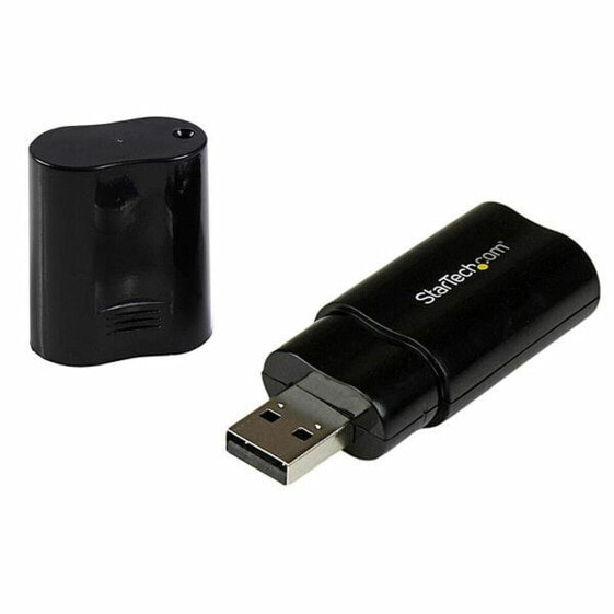 Внешняя звуковая карта USB Startech ICUSBAUDIOB Чёрный