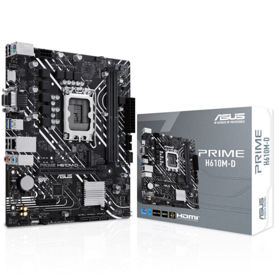 ASUS Prime H610M-D, Intel H610 Mainboard, Sockel LGA 1700, DDR5