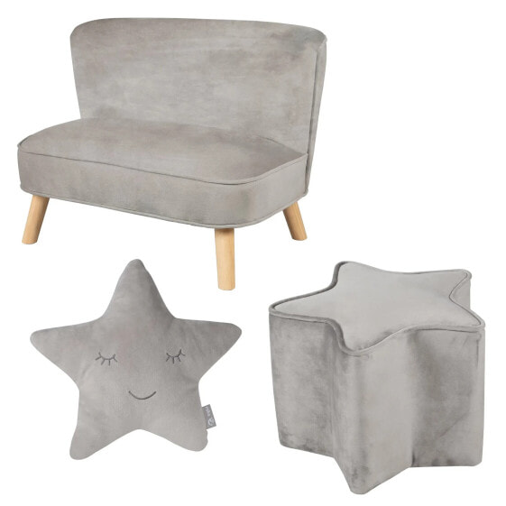 Детская мебель Roba® - Комплект мебели "Лил Софа" Серебристо-серого цвета