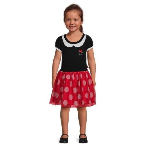 Disney Fit & Flare Cosplay Dress Girls Size 3T Multicolor Minnie Mouse Tulle