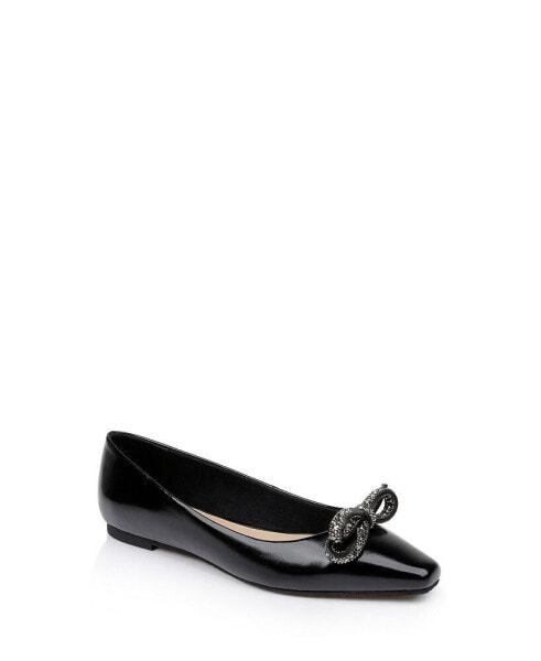 Women's Hesther Bow Detail Evening Ballet Flats