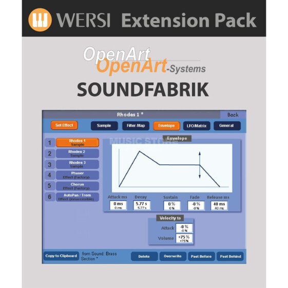 Wersi WERSI Soundfabrik soundpackage for OAS