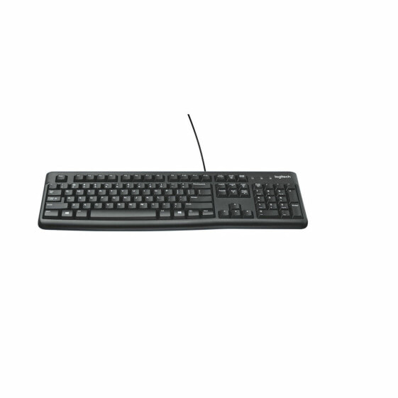Клавиатура Logitech Keyboard K120 for Business Чёрный Белый Английский