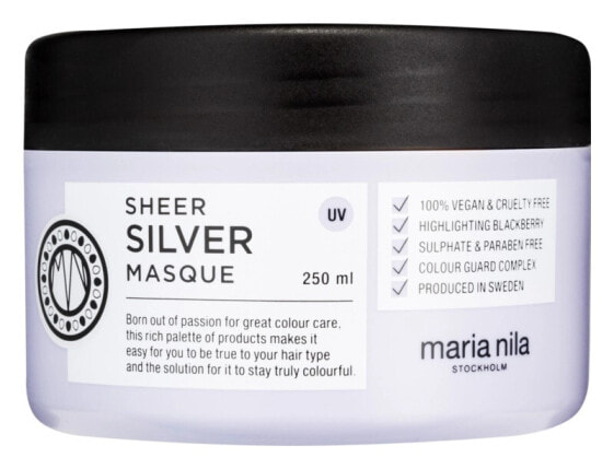 Маска питательная для светлых волос Sheer Silver (Masque) 250 мл Maria Nila