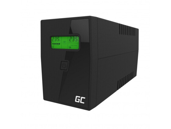 Green Cell UPS01LCD - Line-Interactive - 0.6 kVA - 360 W - Sine - 230 V - 230 V