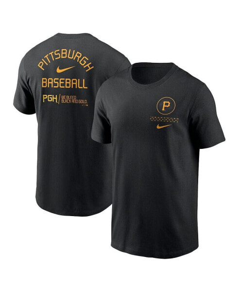 Men's Black Pittsburgh Pirates 2023 City Connect Double T-shirt