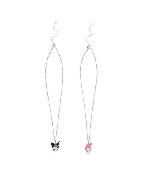 My Melody & Kuromi 2-Pack Besties Necklace Set