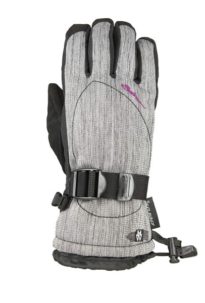 Seirus 168188 Womens Heatwave Cold Weather Winter Gloves Heather Gray Size Small