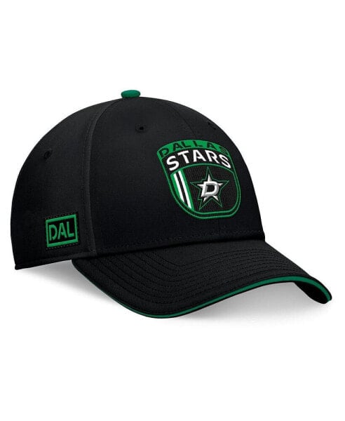 Men's Black Dallas Stars 2024 NHL Draft Flex Hat