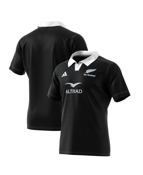 Men's Black New Zealand Rugby 2024/25 Home Replica Jersey