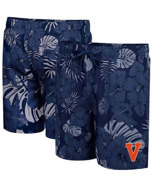 Men's Navy Virginia Cavaliers The Dude Swim Shorts