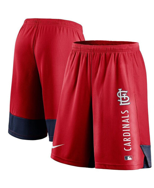 Men's Red St. Louis Cardinals Authentic Collection Training Performance Shorts