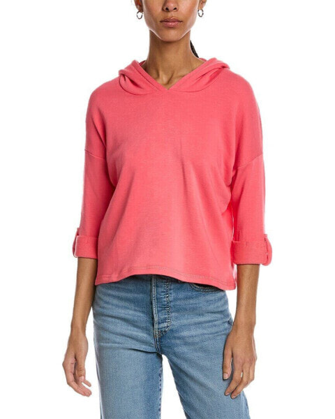 Chaser Rolled Sleeve Hoodie Women's Pink Xs