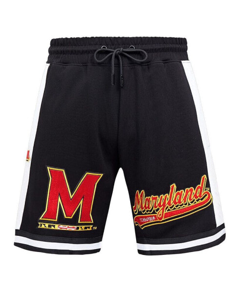 Men's Black Maryland Terrapins Script Tail DK 2.0 Shorts