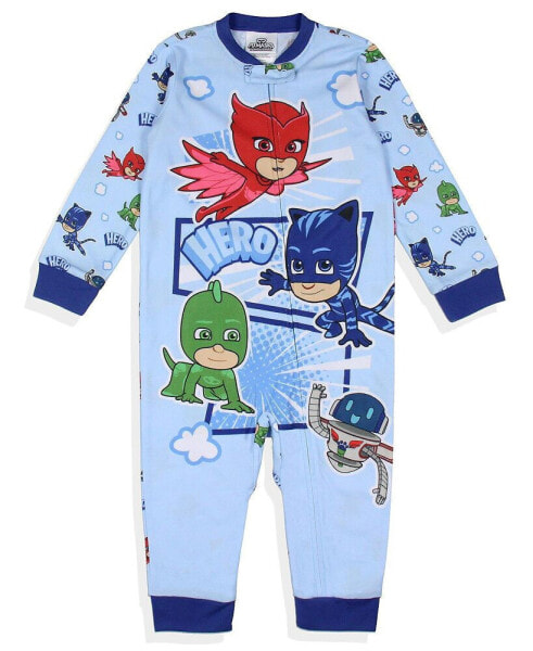 Toddler Boys' Gekko Catboy Owlette Hero Footless Sleeper Pajama Kids